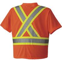 6979 Micro Mesh Traffic T-Shirt, X-Small, High Visibility Orange Equipment World