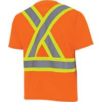 6990 Bird's-Eye Safety Shirt, Polyester, X-Small, High Visibility Orange Equipment World