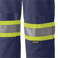 6003P Pantalon de s&eacute;curit&eacute; routi&egrave;re, Polyester, T-petit, Bleu marin Equipment World