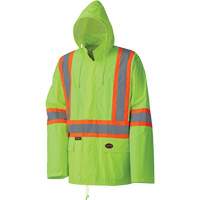 5599 Combinaison de pluie imperm&eacute;able et l&eacute;g&egrave;re, Polyester/PVC, T-petit, Jaune lime haute visibilit&eacute; Equipment World