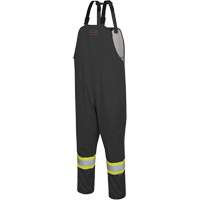 5629BK The Rock 300D Bib Pants, Polyester, Small, Black Equipment World