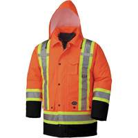5020BB Manteau de s&eacute;curit&eacute; 7 en 1 imperm&eacute;able, Orange haute visibilit&eacute;, 2T-Grand Equipment World
