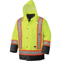 5021BB Manteau imperm&eacute;able 7 en 1, Jaune lime haute visibilit&eacute;, T-petit Equipment World