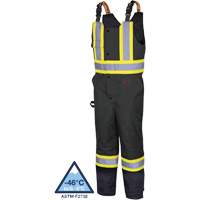 5042 Waterproof Quilted Bib Pants, Polyester, Small, Black Equipment World