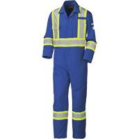 5552 Flame-Gard&reg; FR/Arc-Rated Coverall, Size 36, Royal Blue, 9.1 cal/cm² Equipment World