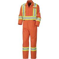 5551 Flame-Gard&reg; FR/Arc-Rated Coverall, Size 40, High Visibility Orange, 9.1 cal/cm² Equipment World