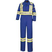 5558A Combinaison ignifuge &agrave; haute visibilit&eacute;, Taille 38, Bleu royal, 11 cal/cm² Equipment World