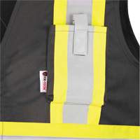 7729 FR-Tech&reg; Flame-Resistant Arc Safety Vest, Small, Black, 10 cal/cm² Equipment World