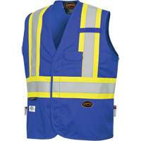 7730 FR-Tech&reg; Flame-Resistant Arc Safety Vest, Small, Royal Blue, 10 cal/cm² Equipment World