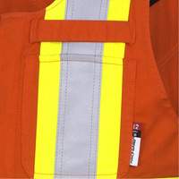 7712 FR-Tech&reg; Flame-Resistant Overalls, Small, High Visibility Orange Equipment World