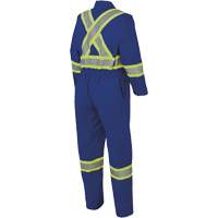 7706 FR-Tech&reg; Flame-Resistant Coverall with Leg Zippers, Size 36, Royal Blue, 9.7 cal/cm² Equipment World