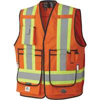 7732 FR-Tech&reg; Flame-Resistant Arc Surveyor's Vest, Small, High Visibility Orange, 9.7 cal/cm² Equipment World