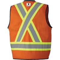 7732 FR-Tech&reg; Flame-Resistant Arc Surveyor's Vest, Small, High Visibility Orange, 9.7 cal/cm² Equipment World