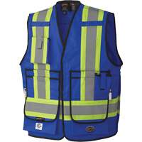 7733 FR-Tech&reg; Flame-Resistant Arc Surveyor's Vest, Small, Royal Blue, 9.7 cal/cm² Equipment World