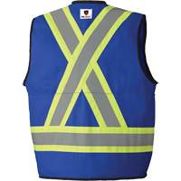 7733 FR-Tech&reg; Flame-Resistant Arc Surveyor's Vest, Small, Royal Blue, 9.7 cal/cm² Equipment World