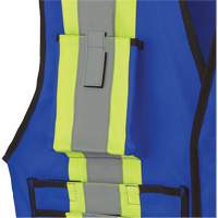 7733 FR-Tech&reg; Flame-Resistant Arc Surveyor's Vest, Small, Royal Blue, 9.7 cal/cm² Equipment World