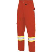 7765 FR-Tech&reg; 88/12 Arc Rated High-Visibility Safety Cargo Pants, 30, x 32, High Visibility Orange, 10 cal/cm² Equipment World