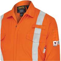 7702BB FR-Tech&reg; 2-Tone Safety Coverall, Size 36, Navy Blue/Orange, 10 cal/cm² Equipment World