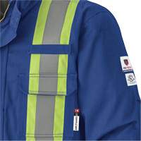 5523 Flame-Resistant Safety Parka, Small, Royal Blue, 58 cal/cm² Equipment World