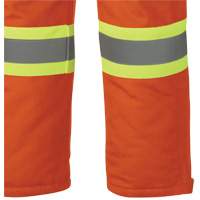 5534A Flame-Resistant Quilted Safety Overalls, Small, Orange Equipment World