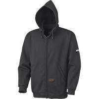 337 Flame-Resistant Zip Style Hoodie, Men's, X-Small, Black, 22 cal/cm² Equipment World