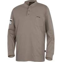 331 FR Interlock Henley Shirt, Small, Beige Equipment World
