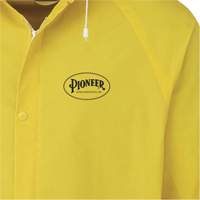 Rain Jacket, Polyester/PVC, Small, Yellow SHE390 | Equipment World