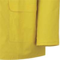 577J Rain Jacket, Polyester/PVC, Small, Yellow Equipment World