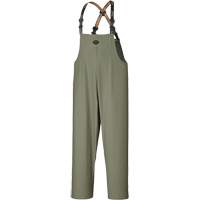 D7020 Dry King&reg; Stretch Bib Pants, X-Small, Polyurethane, Green Equipment World