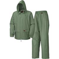 583 Rain Suit, Polyester/PVC, Small, Green Equipment World