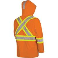 5880 FR/Arc-Rated Waterproof Rain Jacket, X-Small, High Visibility Orange, 10 cal/cm² Equipment World