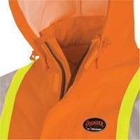 5880 FR/Arc-Rated Waterproof Rain Jacket, X-Small, High Visibility Orange, 10 cal/cm² Equipment World