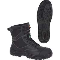 1050 Black Composite Safety Work Boots, Leather, Size 14, Impermeable Equipment World