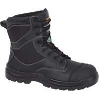 1050 Black Composite Safety Work Boots, Leather, Size 14, Impermeable Equipment World