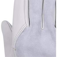 535G Gants de chauffeur beige, Petit, Paume en Cuir fleur de vache Equipment World