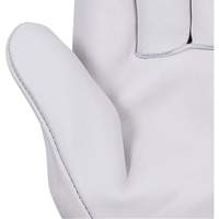 535G Gants de chauffeur beige, Petit, Paume en Cuir fleur de vache Equipment World