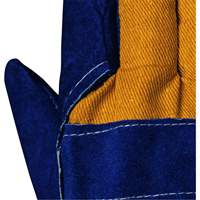 630 Gants d'appareilleur isol&eacute;s bleus, Taille unique, Paume en Cuir de vache refendu, Doublure en Boa Equipment World