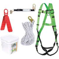 Grommeted Fall Protection Kit, Roofer's Kit SHE933 | Equipment World
