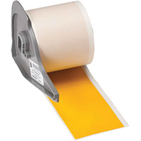 All-Weather Permanent Adhesive Label Tape, Vinyl, Yellow, 2" Width Equipment World