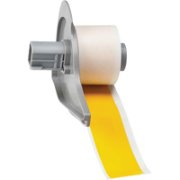 All-Weather Permanent Adhesive Label Tape, Vinyl, Yellow, 1" Width Equipment World