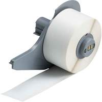 All-Weather Permanent Adhesive Label Tape, Vinyl, White, 1" Width Equipment World