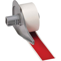 All-Weather Permanent Adhesive Label Tape, Vinyl, Red, 1" Width Equipment World