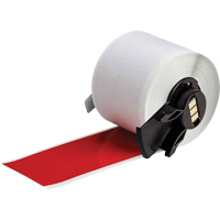 Multi-Purpose Label Tape, Vinyl, Red, 1.9" Width Equipment World