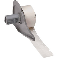Self-Laminating Wrap-Around Wire & Cable Labels, Vinyl, 0.5" L x 0.75" H, White SHF072 | Equipment World