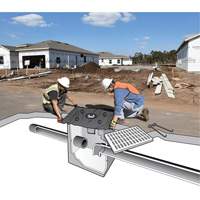 Bac de r&eacute;tention grande capacit&eacute; Ultra-Drain Guard, Huile & s&eacute;diments, 60" lo x 60" la Equipment World