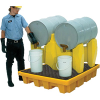 Syst&egrave;me de confinement Ultra-Drum sans drain pour 2 barils, 53" lo x 53" la x 44,8" ha, 1500 gal. US Capacit&eacute; Equipment World