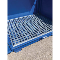 Ultra-Hard Top S4 Steel Spill Pallet, 61" L x 54.4" W x 52" H, 4700 lbs. Load Capacity Equipment World