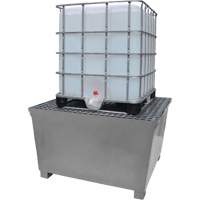 Steel Ultra-IBC Spill Pallet&reg;, 370 US gal. Spill Capacity, 57.6" x 34.7" x 56.9" Equipment World