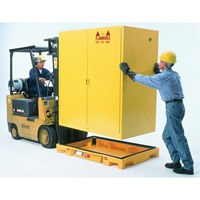 Double Drum Ultra-Safety Cabinet Bladder System, 63" lo x 38,5" la x 6,3" h, Capacit&eacute; de charge 3000 lb Equipment World
