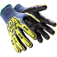 Helix&reg; 3016 Impact Gloves, 7/Small, HPPE Palm, Elastic/Knit Wrist Cuff Equipment World